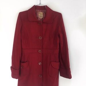 Red Wool Coat